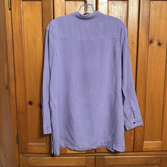 J Jill lavender tunic top * woman's size S * 100% Tencel Lyocell - Picture 4 of 10